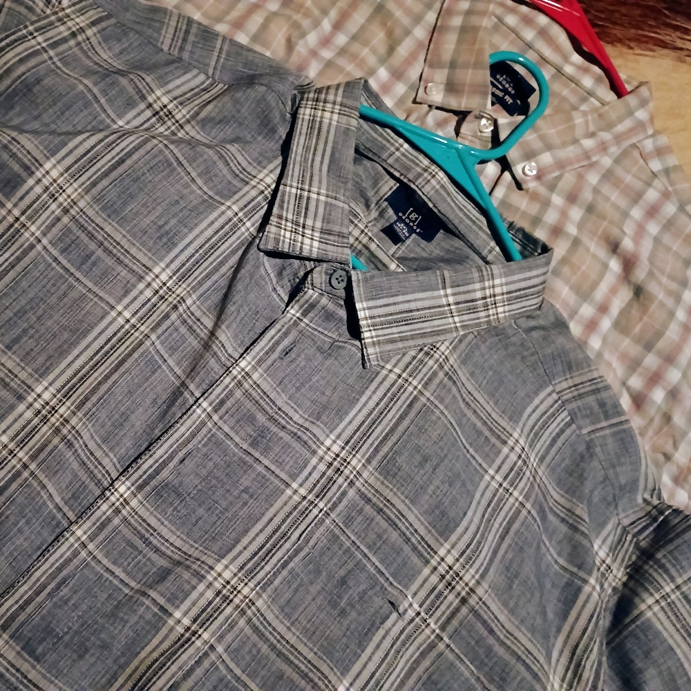 Levi's Men's Gray Plaid Shirt